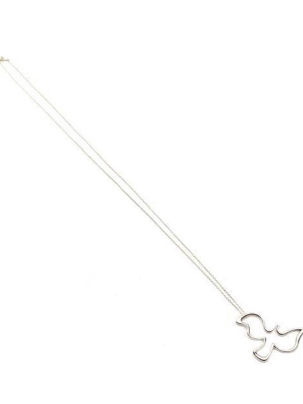 Tiffany & Co. Paloma Picasso Dove Pendant Necklace - Silver / Tiffany Blue Pouch